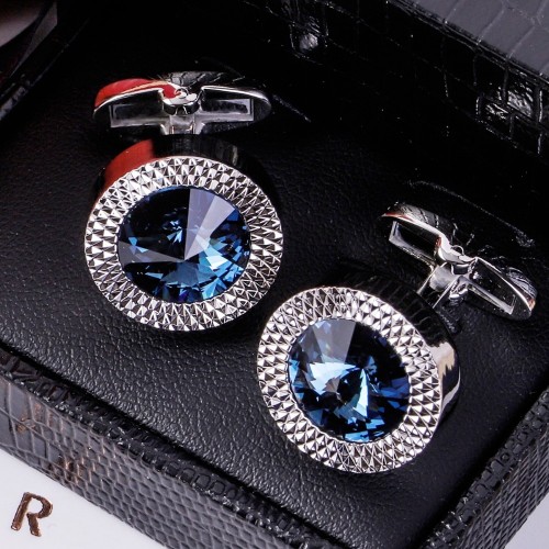MAISHENOU Shirt Luxury Cufflinks for Mens Brand Wedding Gift cuffs button with crystal cuff links High 9.70$